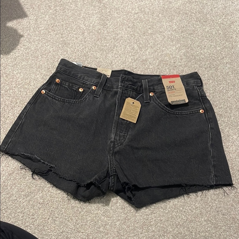 Levi's Women's Black Denim Shorts